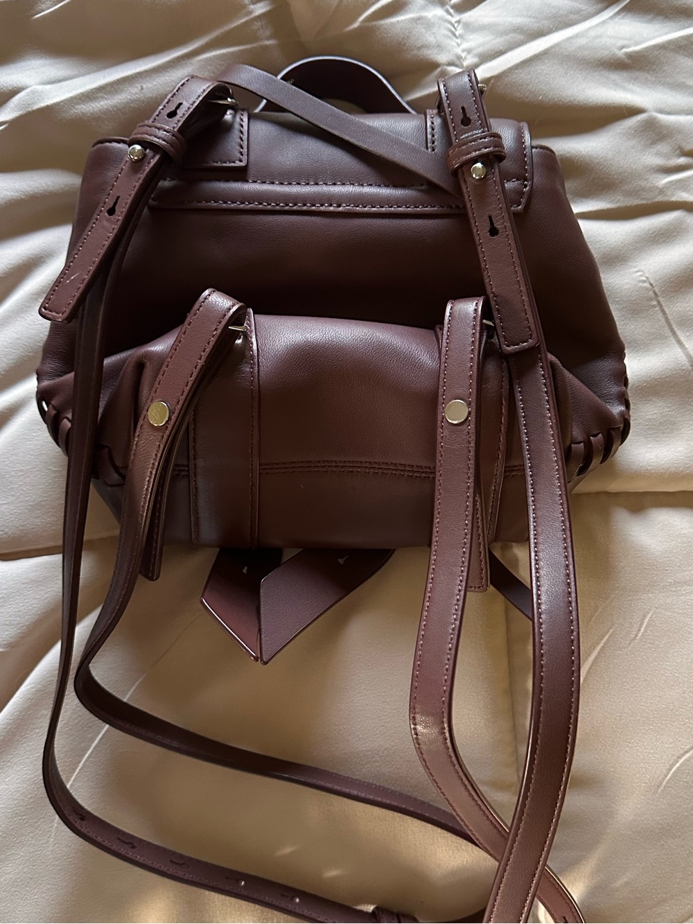 All Saints Mini Leather Backpack